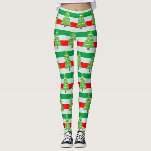 Lelijke kerst trui Party Leggings (Voorkant)