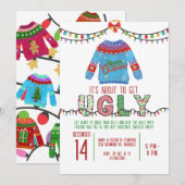 Lelijke kerst trui Party Tacky vakantie feest Kaart (Voorkant / Achterkant)