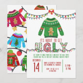 Lelijke kerst trui Party Tacky vakantie feest Kaart (Voorkant / Achterkant)