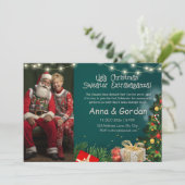 Lelijke kerst trui Party uitnodigen Bedankkaart (Staand voorkant)