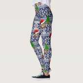 lelijke kerst trui poop emoji leggings (Links)