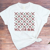 Lelijke kerst trui Quilt Grappige Pun T-shirt