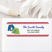 Lelijke kerst trui retour adres labels (Insitu)