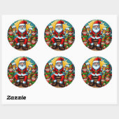 Lelijke Kerst Trui Ronde Sticker (Vel)