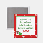 Lelijke kerst truien kleine truien magneten (Voorkant / Achterkant)