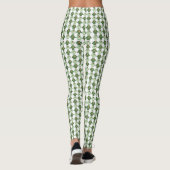 Lelijke kerst truien Leggings, groen Leggings (Achterkant)