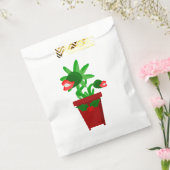 Lelijke kerst Venus Flytrap Holly Bedankzakje (Gezegeld)
