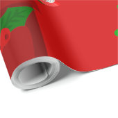 Lelijke kerst Venus Flytrap Holly Cadeaupapier (Rol Hoek)