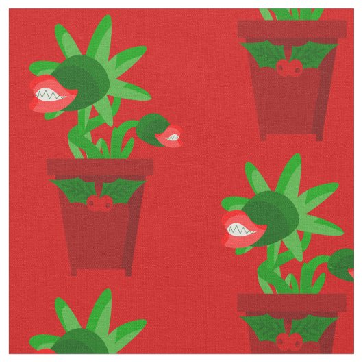 Lelijke kerst Venus Flytrap Holly Stof (Close Up)