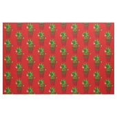 Lelijke kerst Venus Flytrap Holly Stof (Fat Quarter)