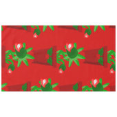 Lelijke kerst Venus Flytrap Holly Tafelkleed (Voorkant (Horizontaal))