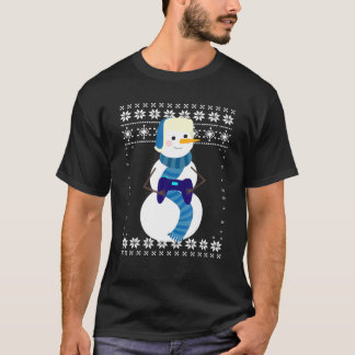 Lelijke Kerst Videospel Sneeuwman Kerstman Hoed Ke T-shirt