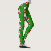 lelijke kerst zwarte afrikaanse kerstman leggings (Rechts)