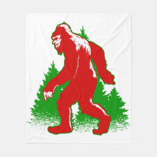 lelijke kerstbeker yeti fleece deken