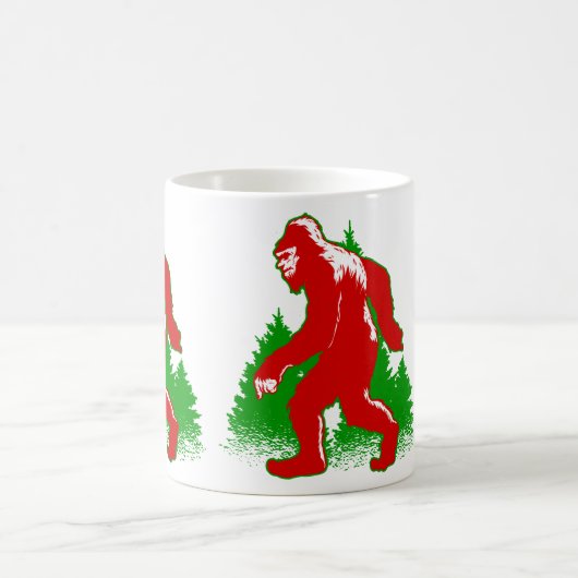 lelijke kerstbeker yeti koffiemok (Center)