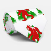 lelijke kerstbeker yeti stropdas (Opgerold)