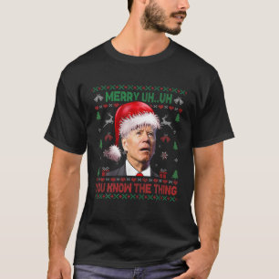 Lelijke kerstbevruchting... je kent de dunne... t-shirt