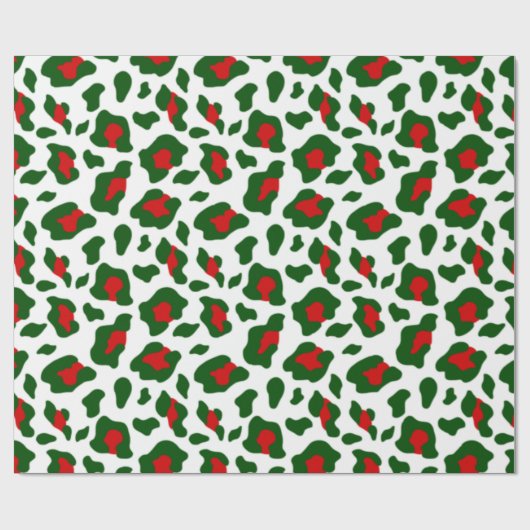 lelijke kerstblad cadeaupapier (Vlak)