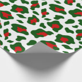 lelijke kerstblad cadeaupapier (Hoek)