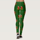 lelijke kerstbomen met grote voet yeti ' s leggings (Achterkant)