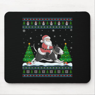 Lelijke Kerstboom Kerstman Ridder Rat Terrier Hond Muismat