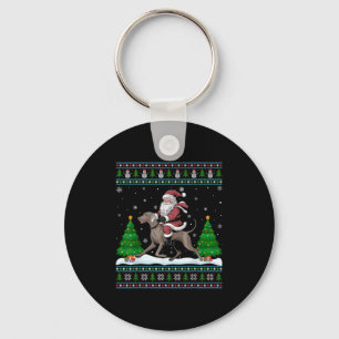 Lelijke Kerstboom Kerstman Ridit Weimaraner Hond K Sleutelhanger