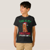 Lelijke kerstboom Santa Brussels Griffon Hond Kers T-shirt (Voorkant volledig)