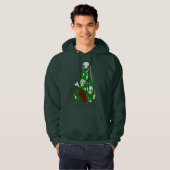 lelijke kerstboom schedel kist hoodie (Voorkant volledig)