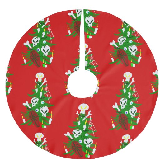 lelijke kerstboom schedel kist rok (Voorkant)