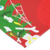 lelijke kerstboom schedel kist tafelkleed (Gekanteld)