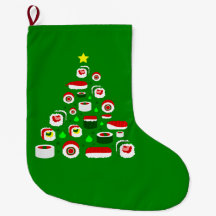 lelijke kerstboom sushi