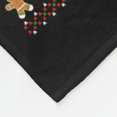 Lelijke kerstboom Verlicht Santa Hat Chameleon Ker Fleece Deken (Hoek)