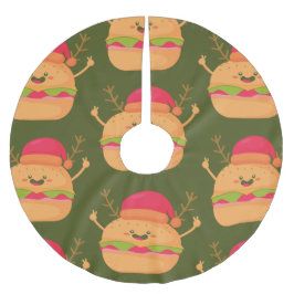 Lelijke Kerstburger Santa Cheeseburger Kerstboom Rok