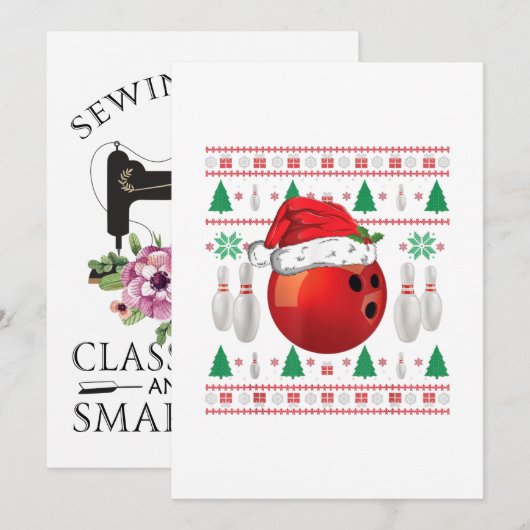 Lelijke kerstcadeautjes voor Shirt met cadeaus Kin Save The Date (Voorkant / Achterkant)