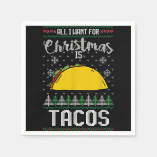 lelijke kerstcadeautjes voor Taco Lover alles wat  Servet