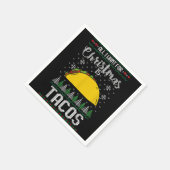 lelijke kerstcadeautjes voor Taco Lover alles wat  Servet (Hoek)