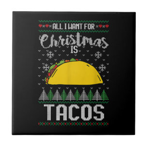 lelijke kerstcadeautjes voor Taco Lover alles wat Tegeltje