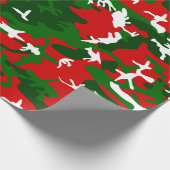 lelijke kerstcamouflage cadeaupapier (Hoek)