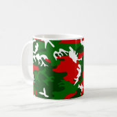 lelijke kerstcamouflage koffiemok (Voorkant links)