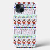Lelijke kerstdabbing Santa Case-Mate iPhone Case (Achterkant)