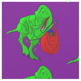 Lelijke kerstdinosaurus Tyrannosaurus Rex Stof