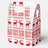 Lelijke kerstkeuken QR Code Happy Nieuwjaar! Bedankdoosjes (Geopend)