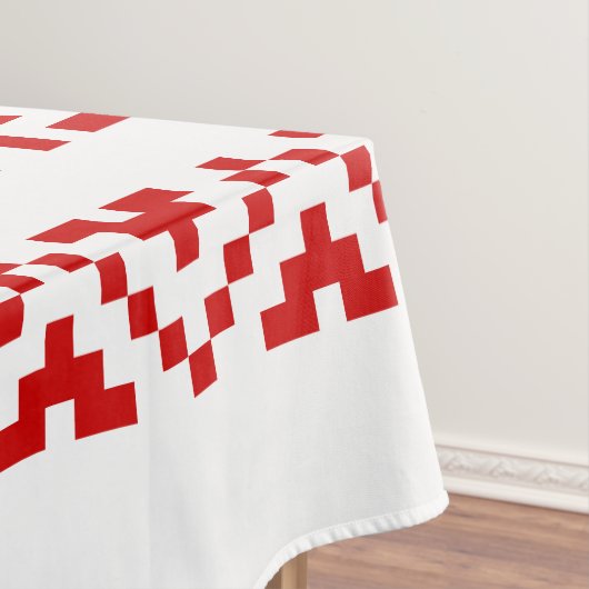 Lelijke kerstkeuken QR Code Happy Nieuwjaar! Tafelkleed (Voorbeeld)