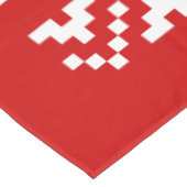 Lelijke kerstkeuken QR Code Happy Nieuwjaar! Tafelkleed (Gekanteld)