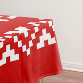 Lelijke kerstkeuken QR Code Happy Nieuwjaar! Tafelkleed (Voorbeeld)