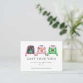 Lelijke kerstkeukenkaarten informatiekaartje (Staand voorkant)