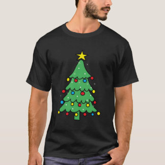 Lelijke kerstkleding kerstboom t-shirt