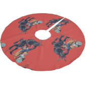 lelijke kerstkrampus antiek red kerstboom rok (Gekanteld)