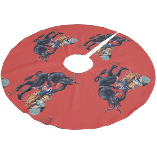 lelijke kerstkrampus antiek red kerstboom rok (Gekanteld)