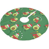 Lelijke Kerstman avocado winter Kerstboom Rok (Gekanteld)
